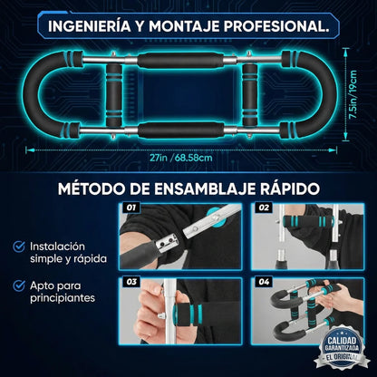 PowerSculpt Pro™ - Entrenador 5-en-1: Pecho Firme y Marcado