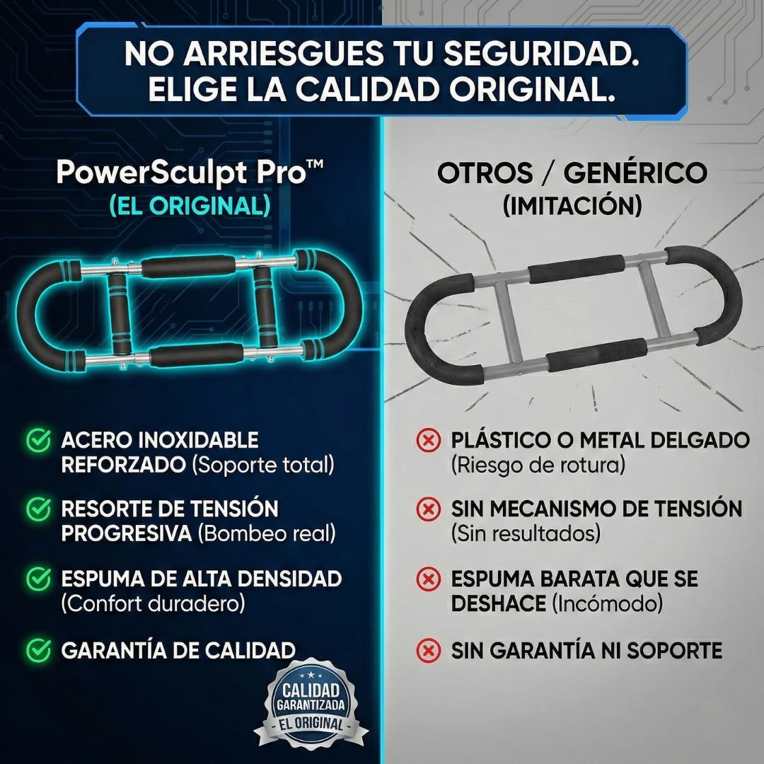 PowerSculpt Pro™ - Entrenador 5-en-1: Pecho Firme y Marcado