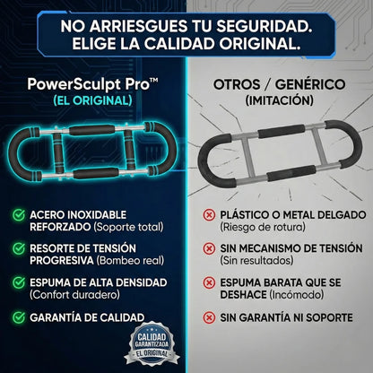 PowerSculpt Pro™ - Entrenador 5-en-1: Pecho Firme y Marcado