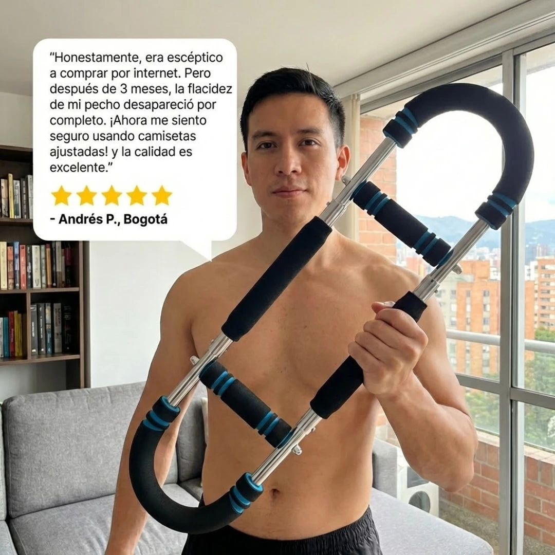 PowerSculpt Pro™ - Entrenador 5-en-1: Pecho Firme y Marcado